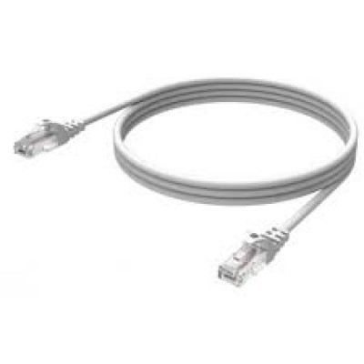 VISION Professional installation-grade Ethernet Network cable - RJ-45 (M) to RJ-45 (M) - UTP - CAT 6 - 250 MHz - 24 AWG - booted - 3 m - white